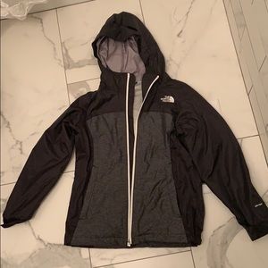 North Face girls raincoat